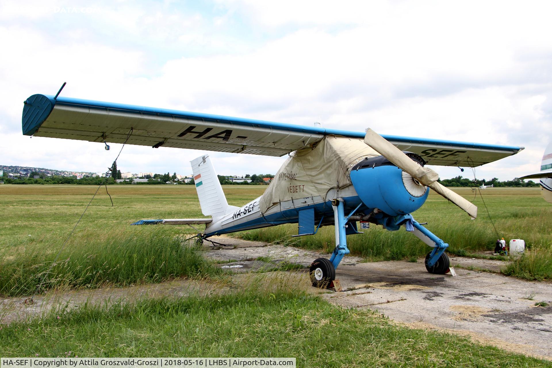 HA-SEF, 1970 PZL-Okecie PZL-104 Wilga C/N 59064, LHBS Budaörs Airport, Hungary