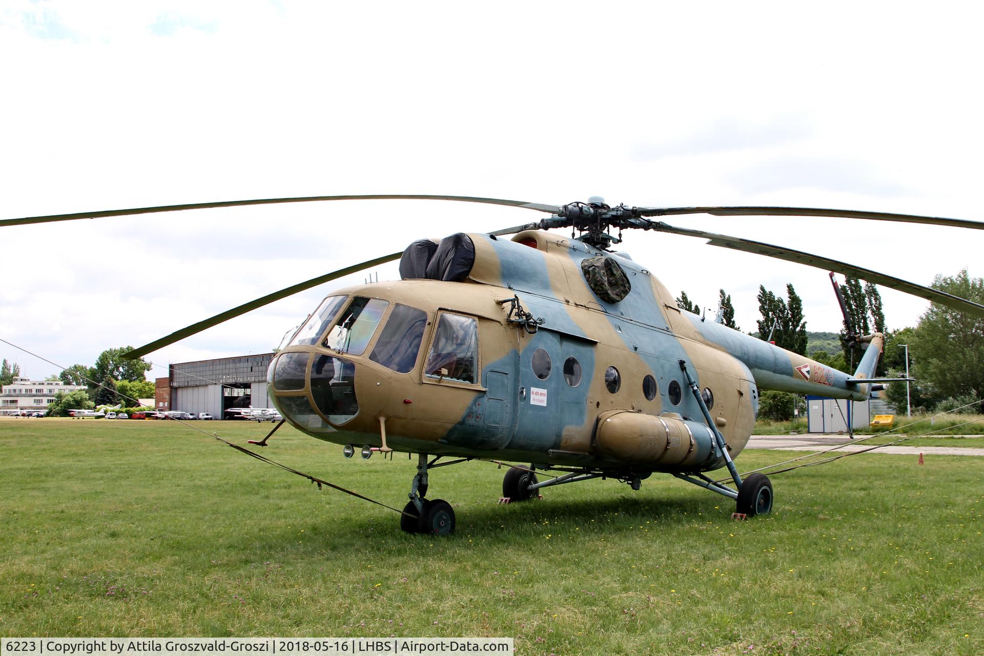 6223, 1980 Mil Mi-8T Hip C/N 226223, LHBS Budaörs Airport, Hungary