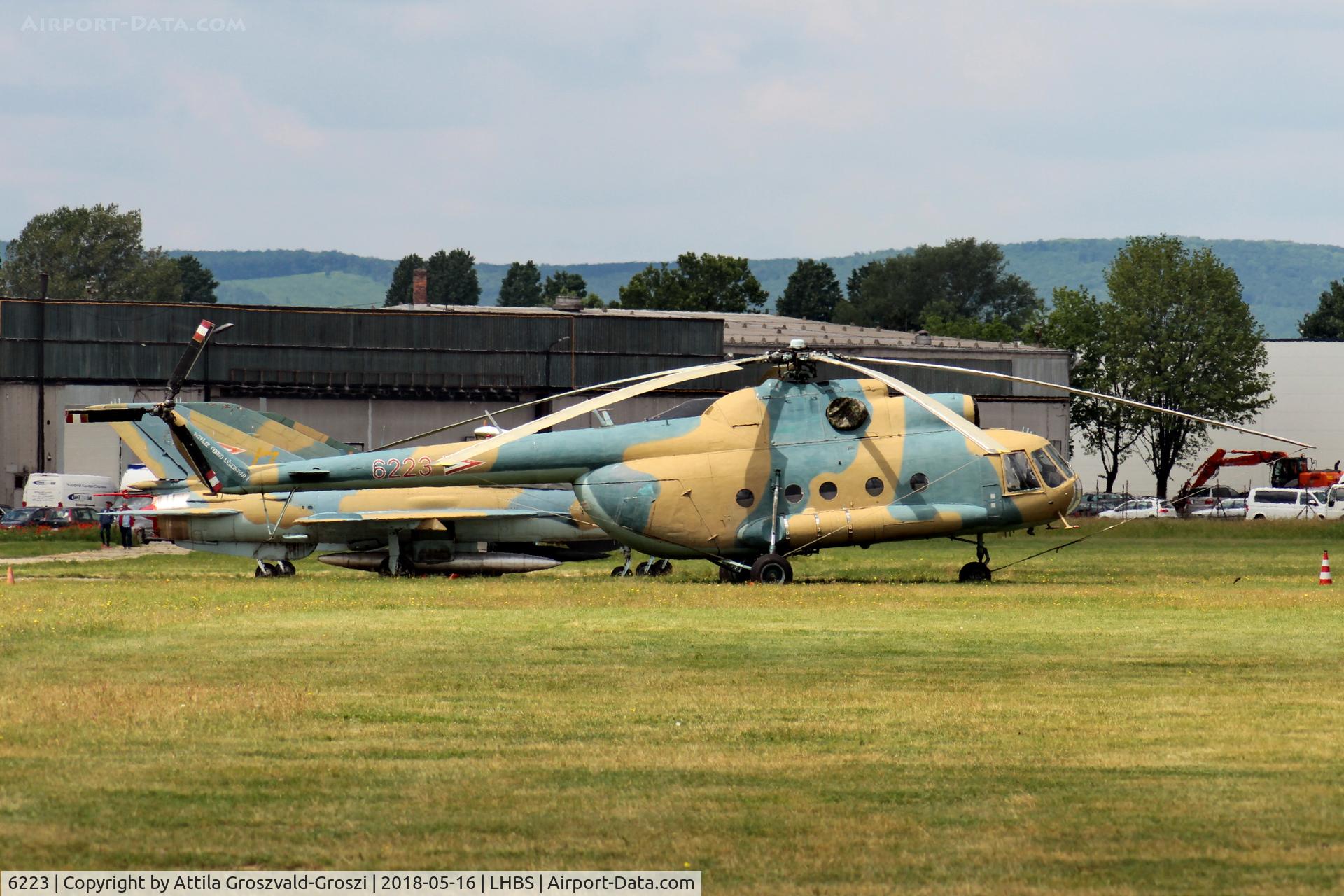6223, 1980 Mil Mi-8T Hip C/N 226223, LHBS Budaörs Airport, Hungary