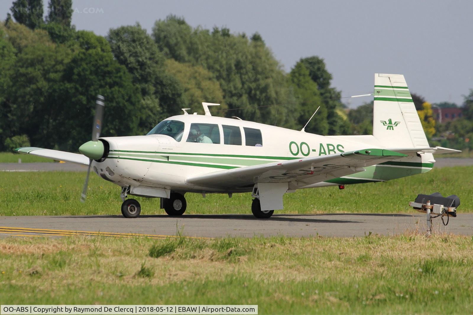 OO-ABS, 1975 Mooney M20F Executive C/N 22-1219, At Antwerp.