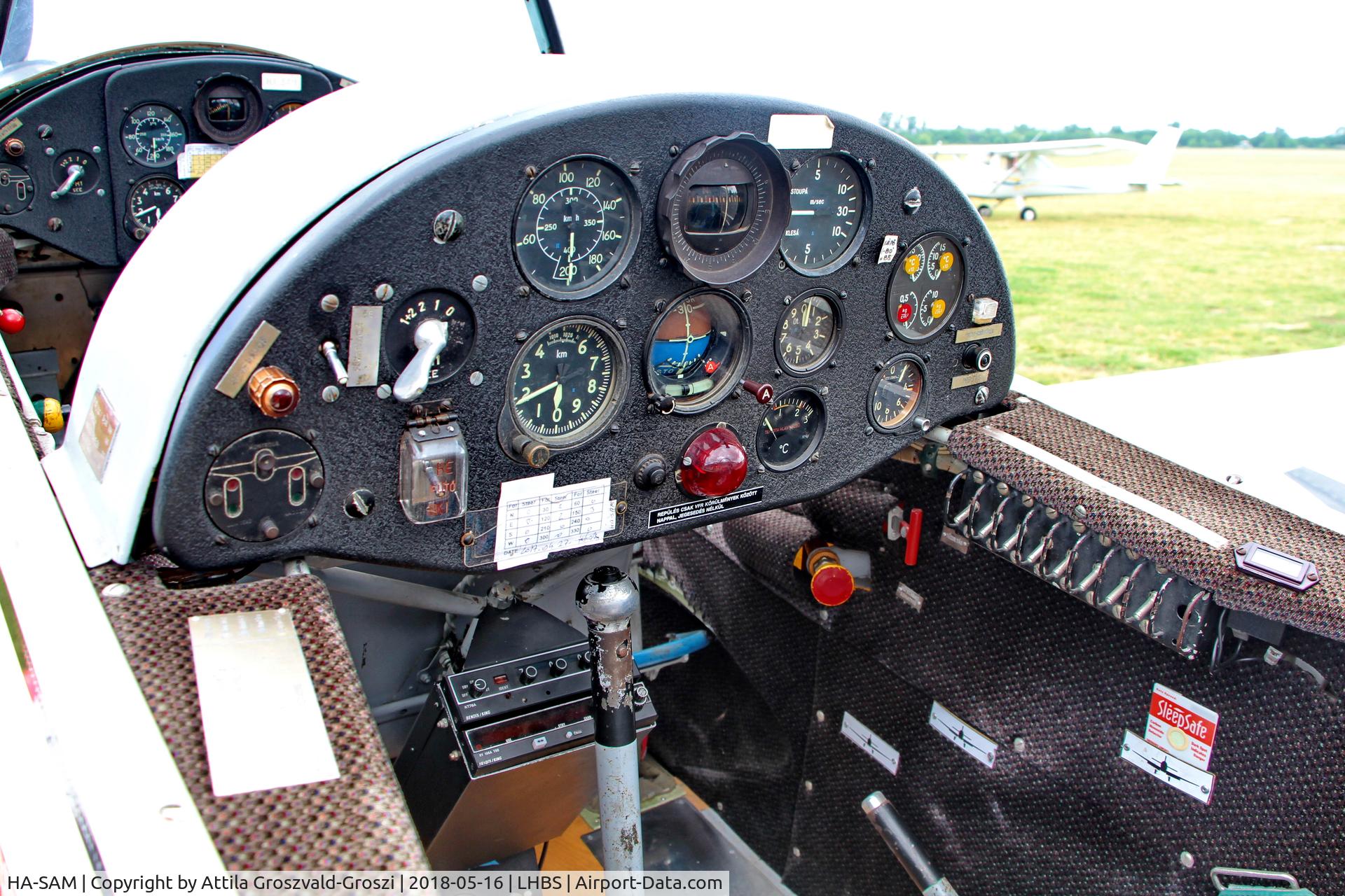 HA-SAM, 1970 Zlin Z-526F Trener C/N 1099, LHBS Budaörs Airport, Hungary