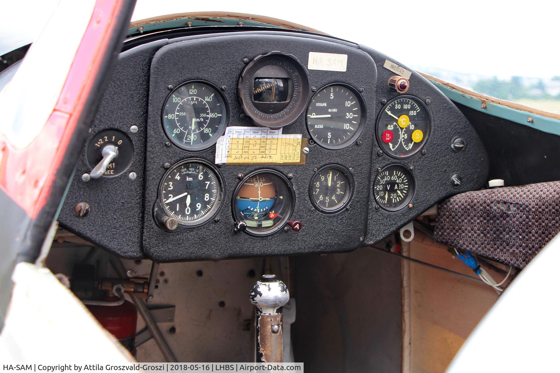 HA-SAM, 1970 Zlin Z-526F Trener C/N 1099, LHBS Budaörs Airport, Hungary