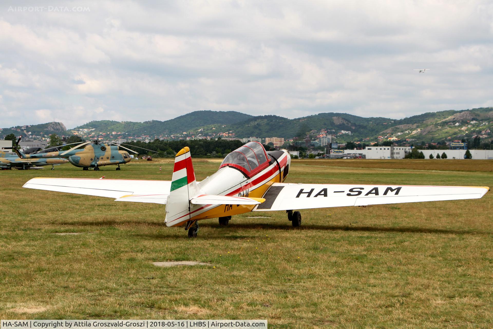 HA-SAM, 1970 Zlin Z-526F Trener C/N 1099, LHBS Budaörs Airport, Hungary