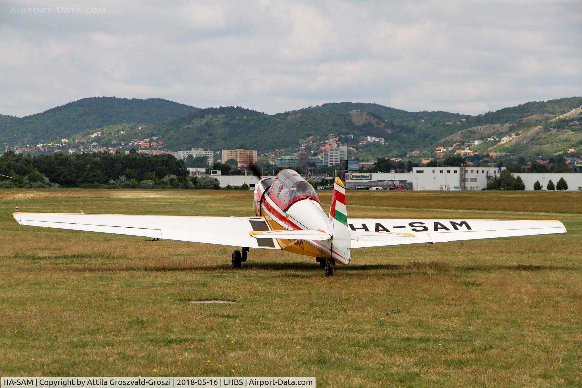 HA-SAM, 1970 Zlin Z-526F Trener C/N 1099, LHBS Budaörs Airport, Hungary