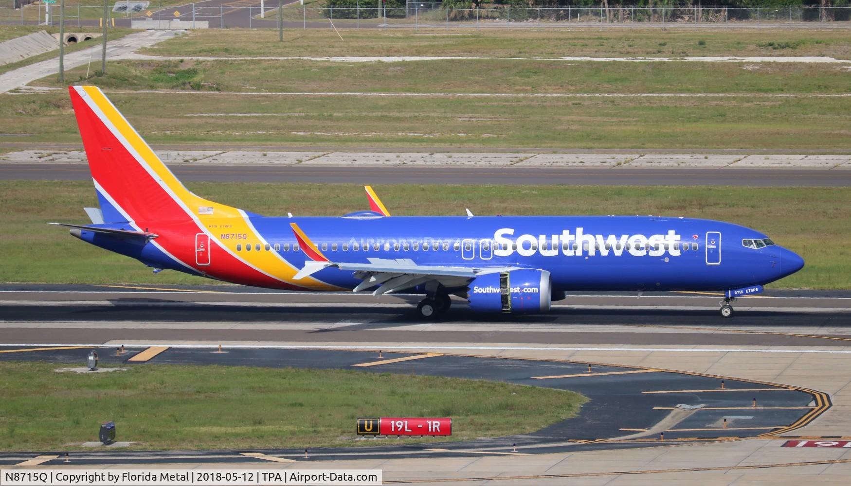 N8715Q, 2017 Boeing 737-8 MAX C/N 42570, Southwest
