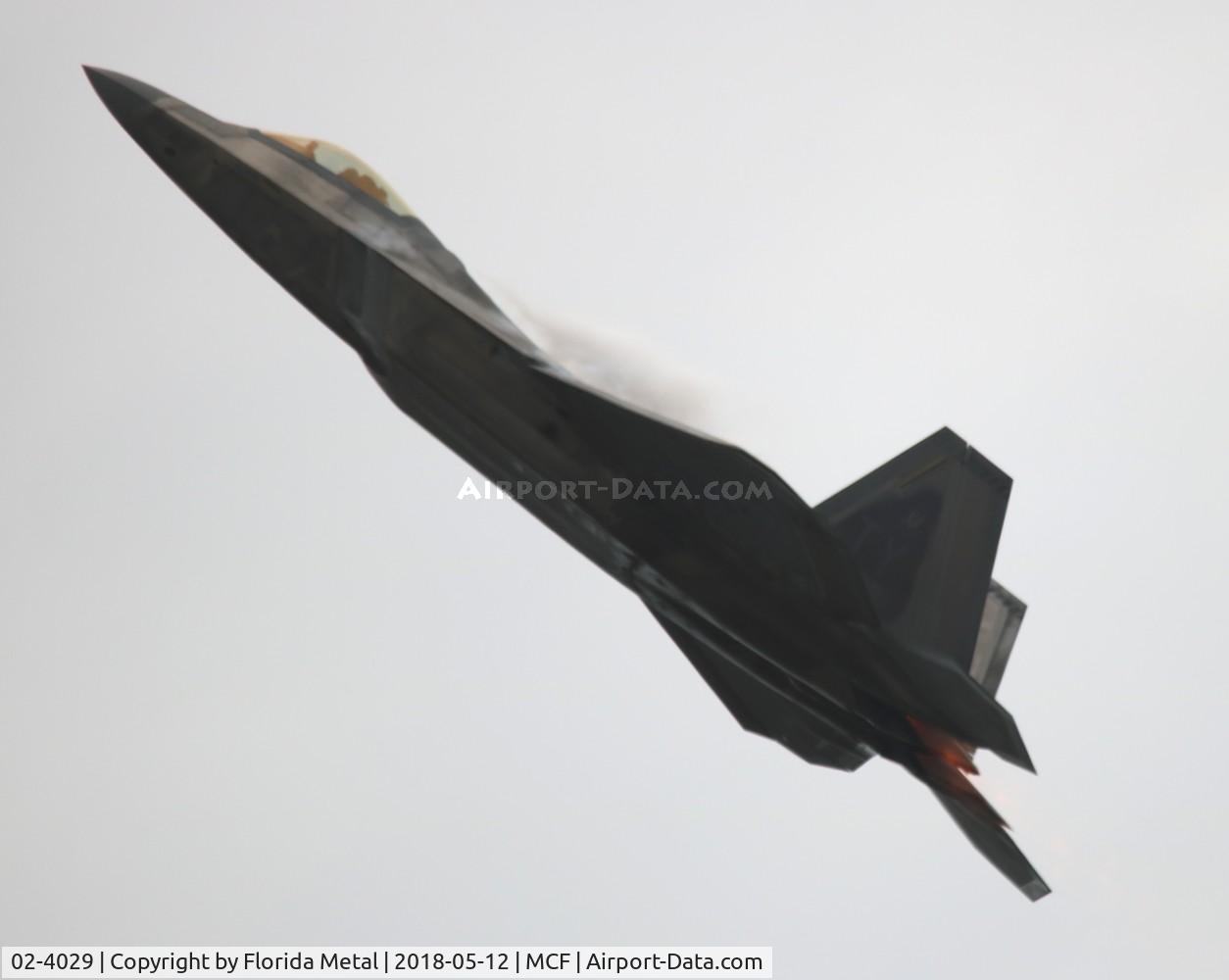 02-4029, 2002 Lockheed Martin F-22A Raptor C/N 645-4029, F-22A