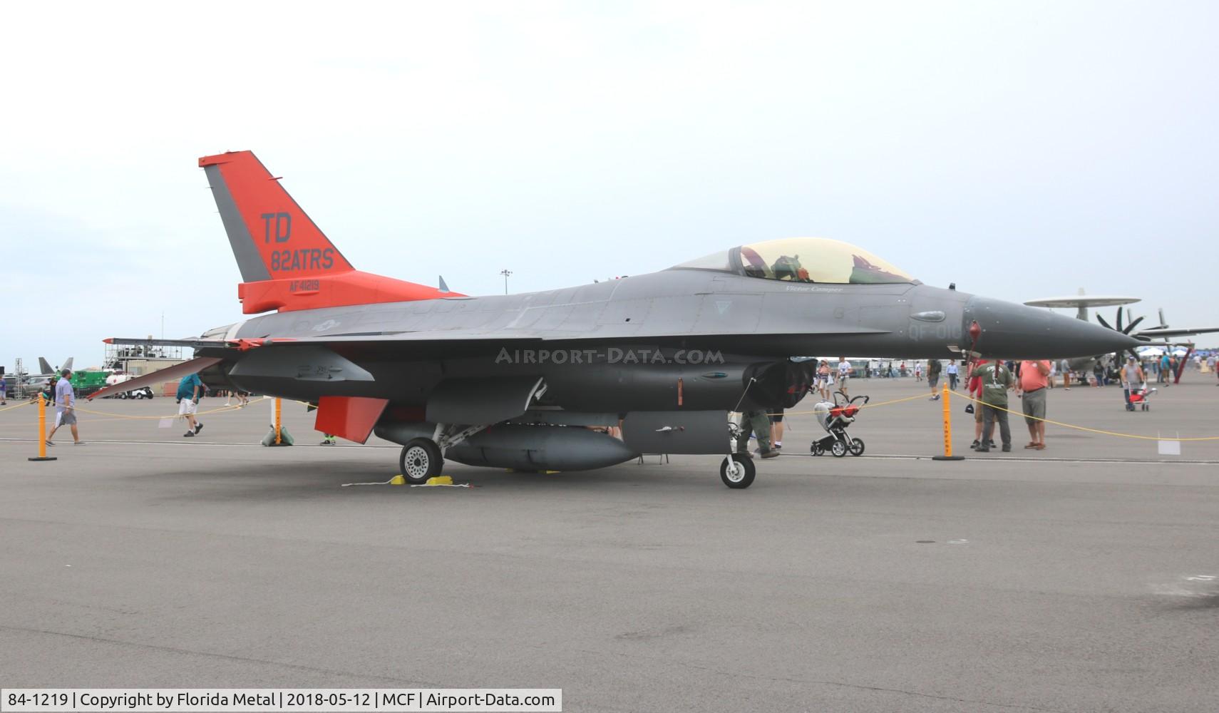 84-1219, 1984 General Dynamics QF-16C Fighting Falcon C/N 5C-56, QF-16C