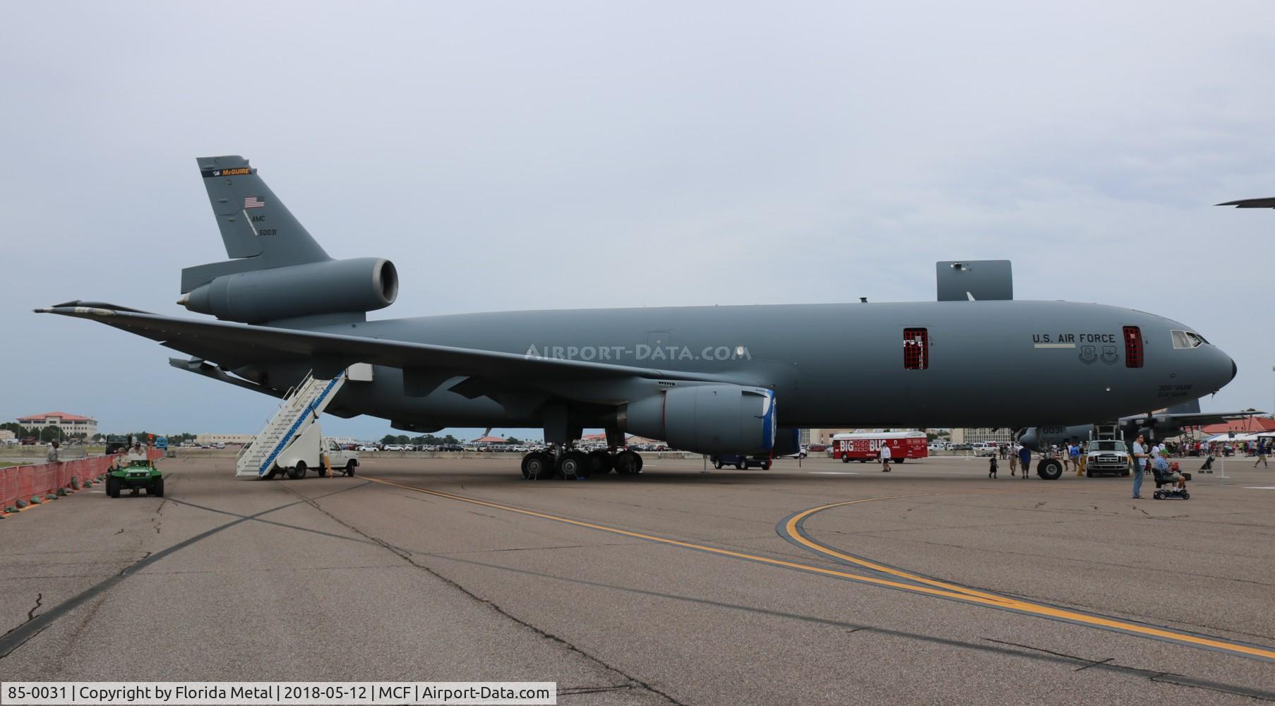 85-0031, 1985 McDonnell Douglas KC-10A Extender C/N 48236, KC-10A