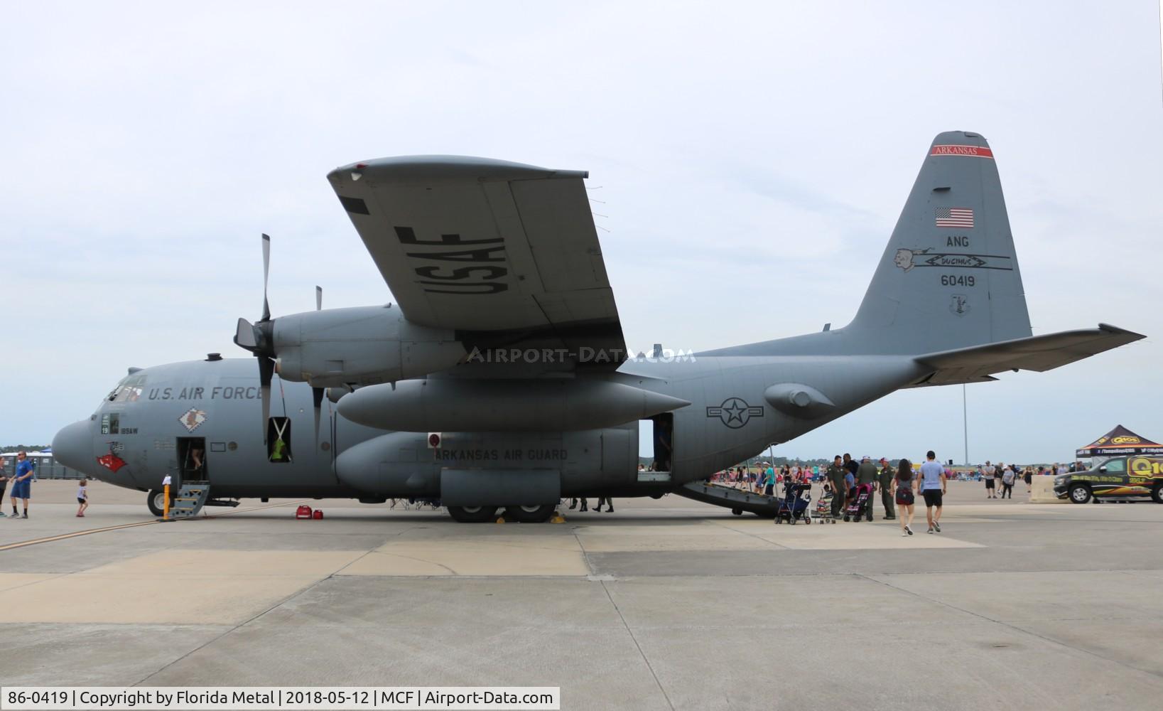 86-0419, 1986 Lockheed C-130H Hercules C/N 382-5113, C-130H