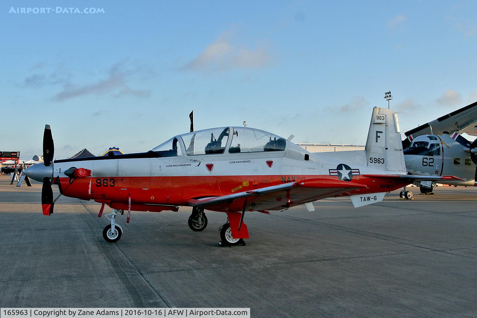 165963, 2001 Raytheon T-6A Texan II C/N PT-106, At the 2017 Alliance Airshow