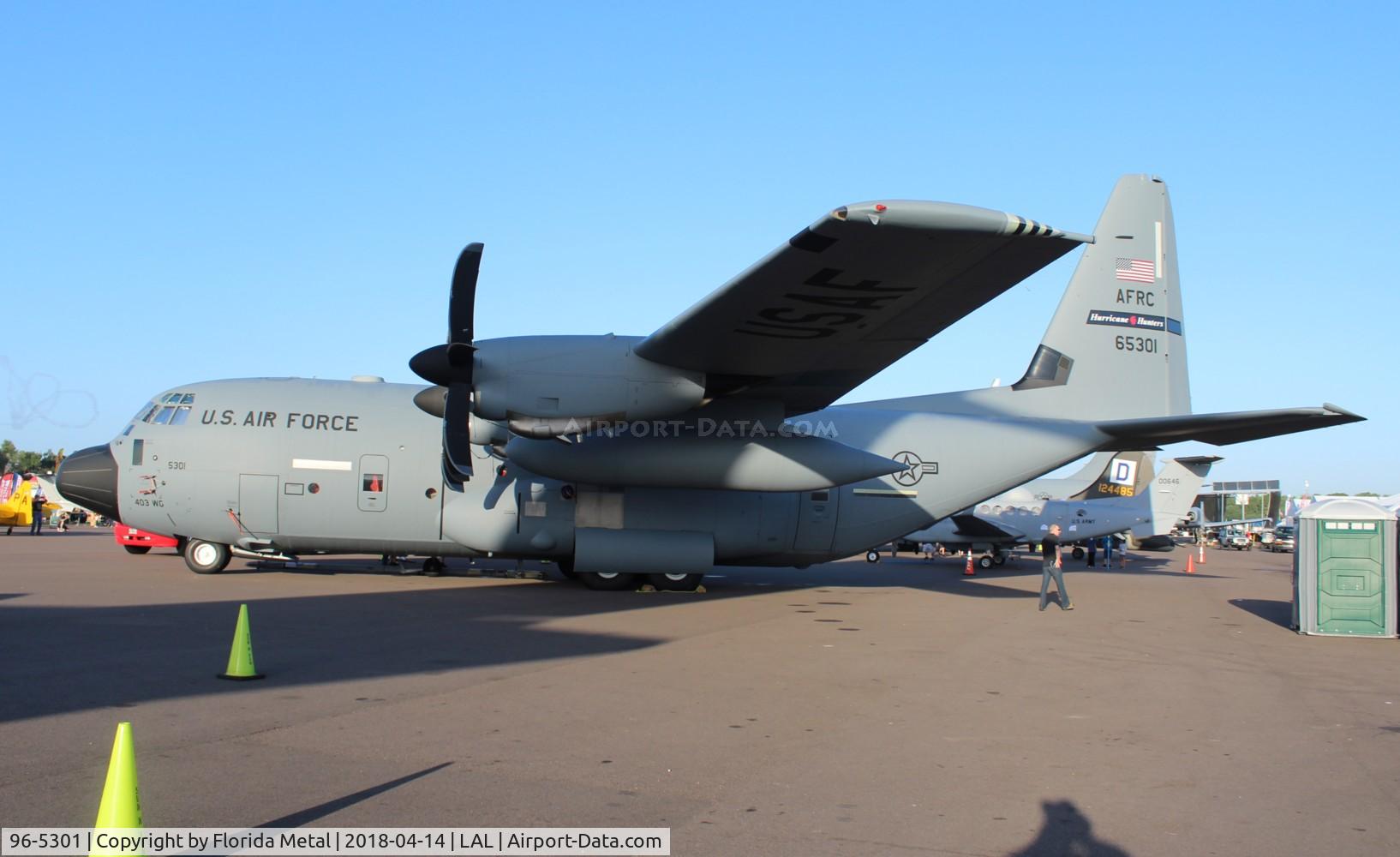 96-5301, 1996 Lockheed Martin WC-130J Hercules C/N 382-5452, WC-130J