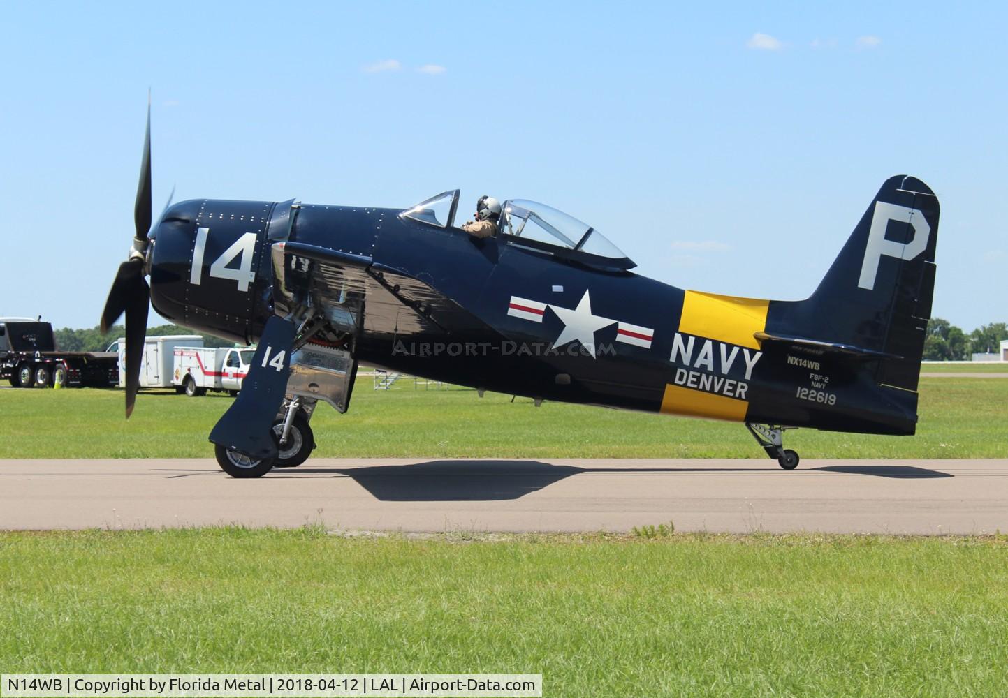 N14WB, Grumman F8F-2 (G58) Bearcat C/N D.1148, F8F Bearcat