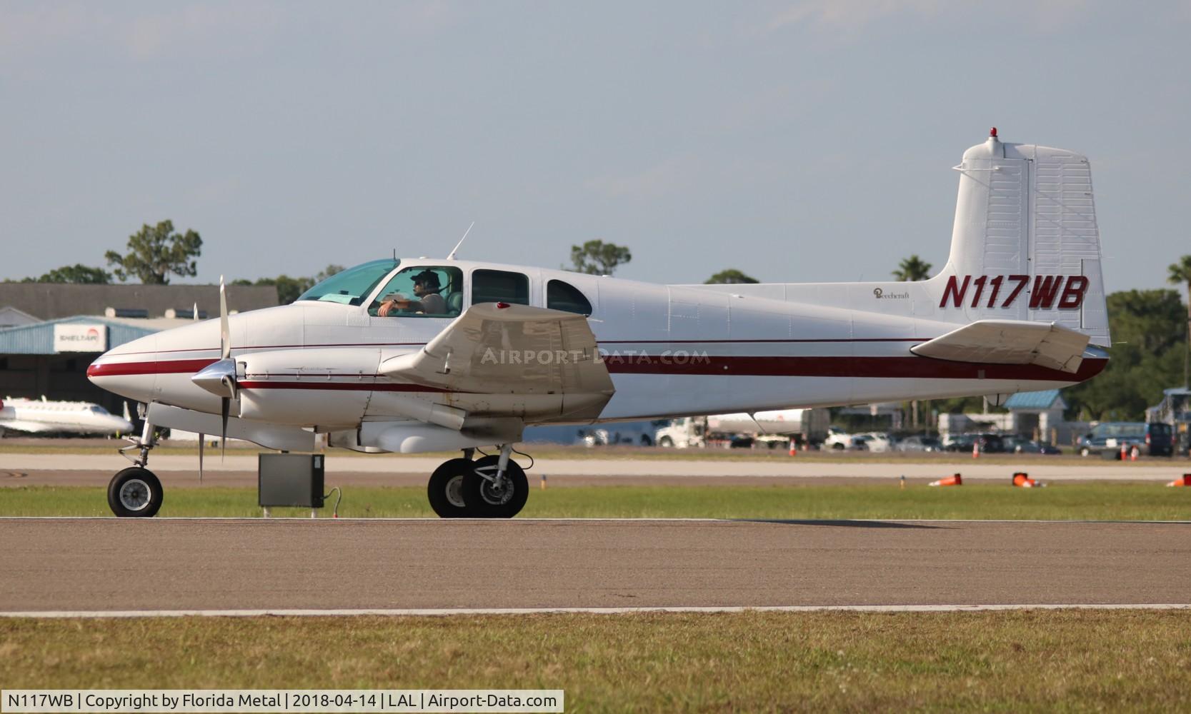 N117WB, 1960 Beech D50C Twin Bonanza C/N DH-275, Beech D50C