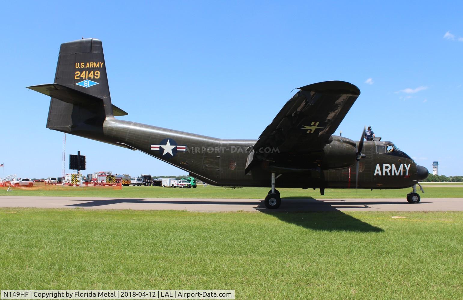 N149HF, 1962 De Havilland Canada DHC-4A Caribou C/N 85, C-7 Caribou