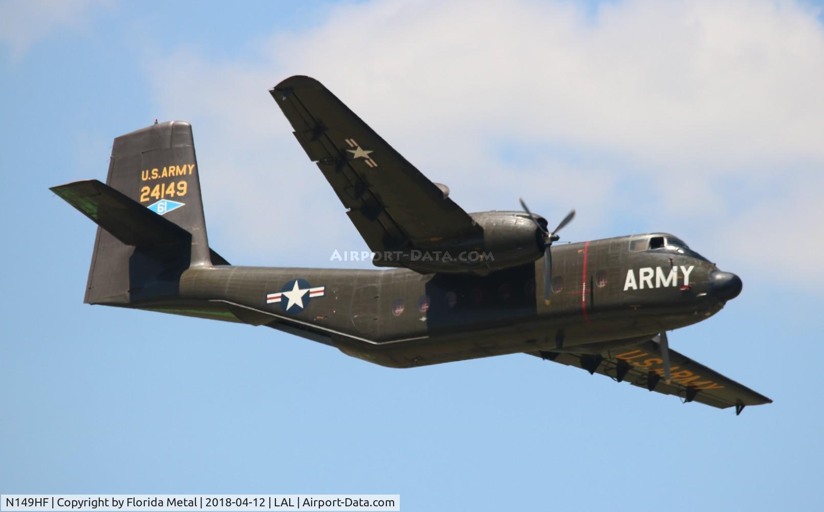 N149HF, 1962 De Havilland Canada DHC-4A Caribou C/N 85, C-7 Caribou