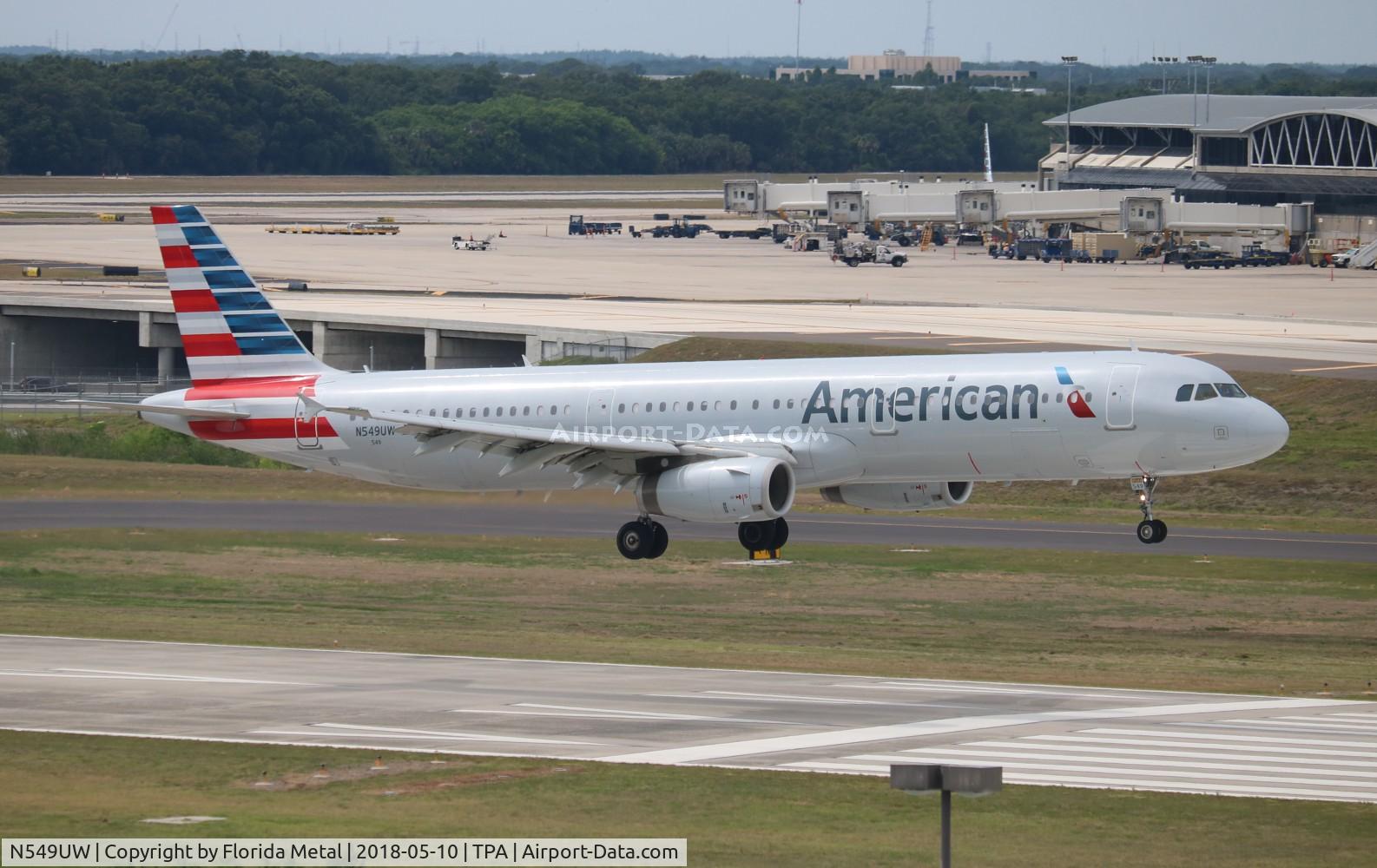 N549UW, 2011 Airbus A321-231 C/N 4932, American