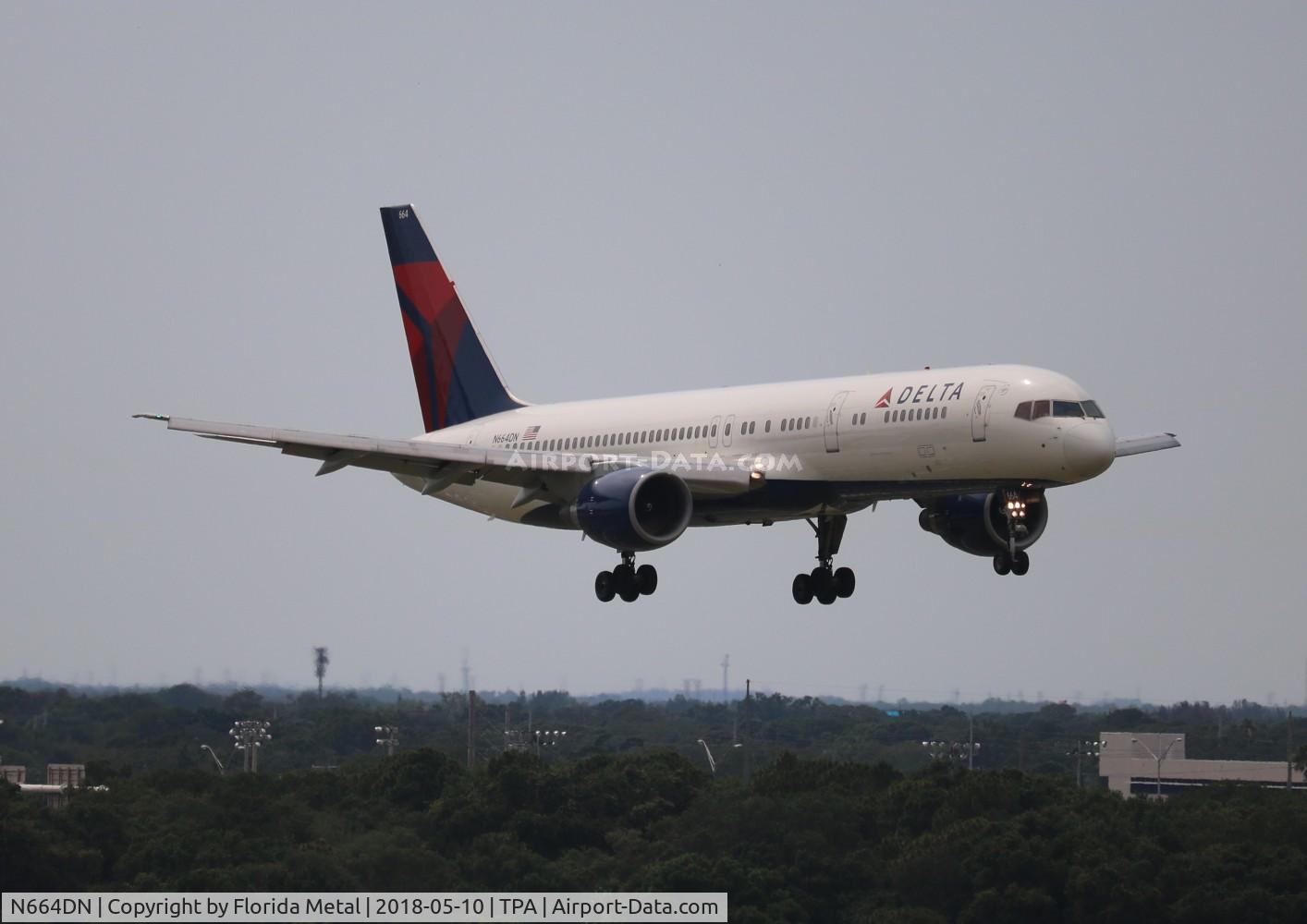 N664DN, 1991 Boeing 757-232 C/N 25012, Delta