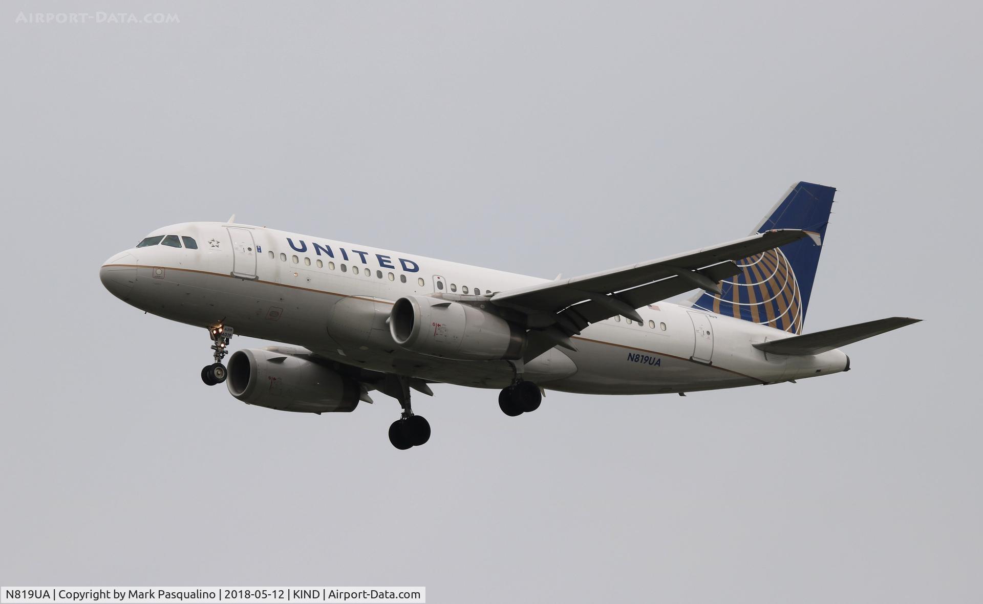 N819UA, 1998 Airbus A319-131 C/N 893, Airbus A319
