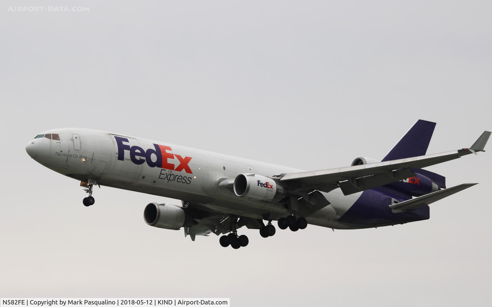 N582FE, 1991 McDonnell Douglas MD-11F C/N 48420, MD-11F