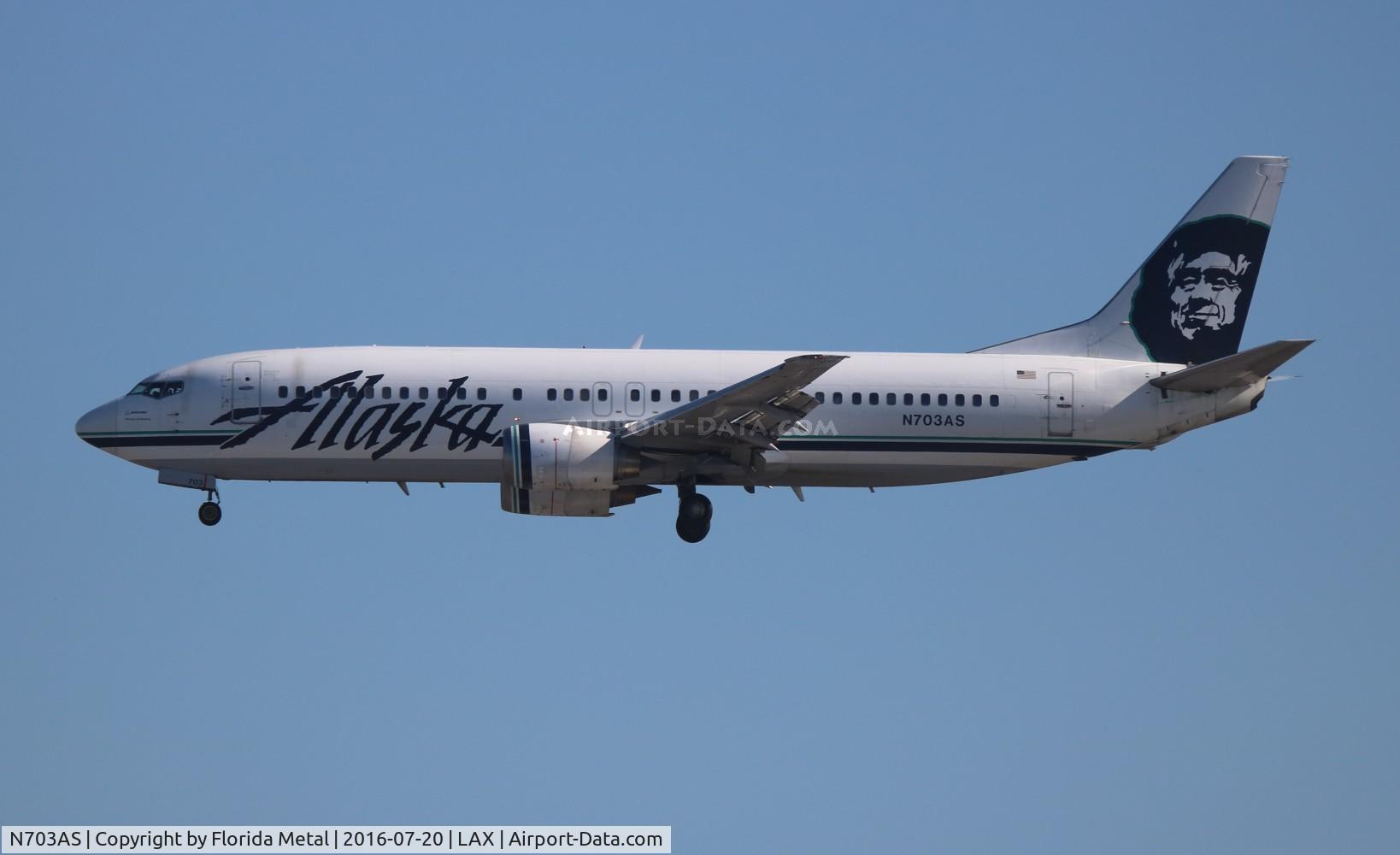N703AS, 1998 Boeing 737-490 C/N 28893, Alaska