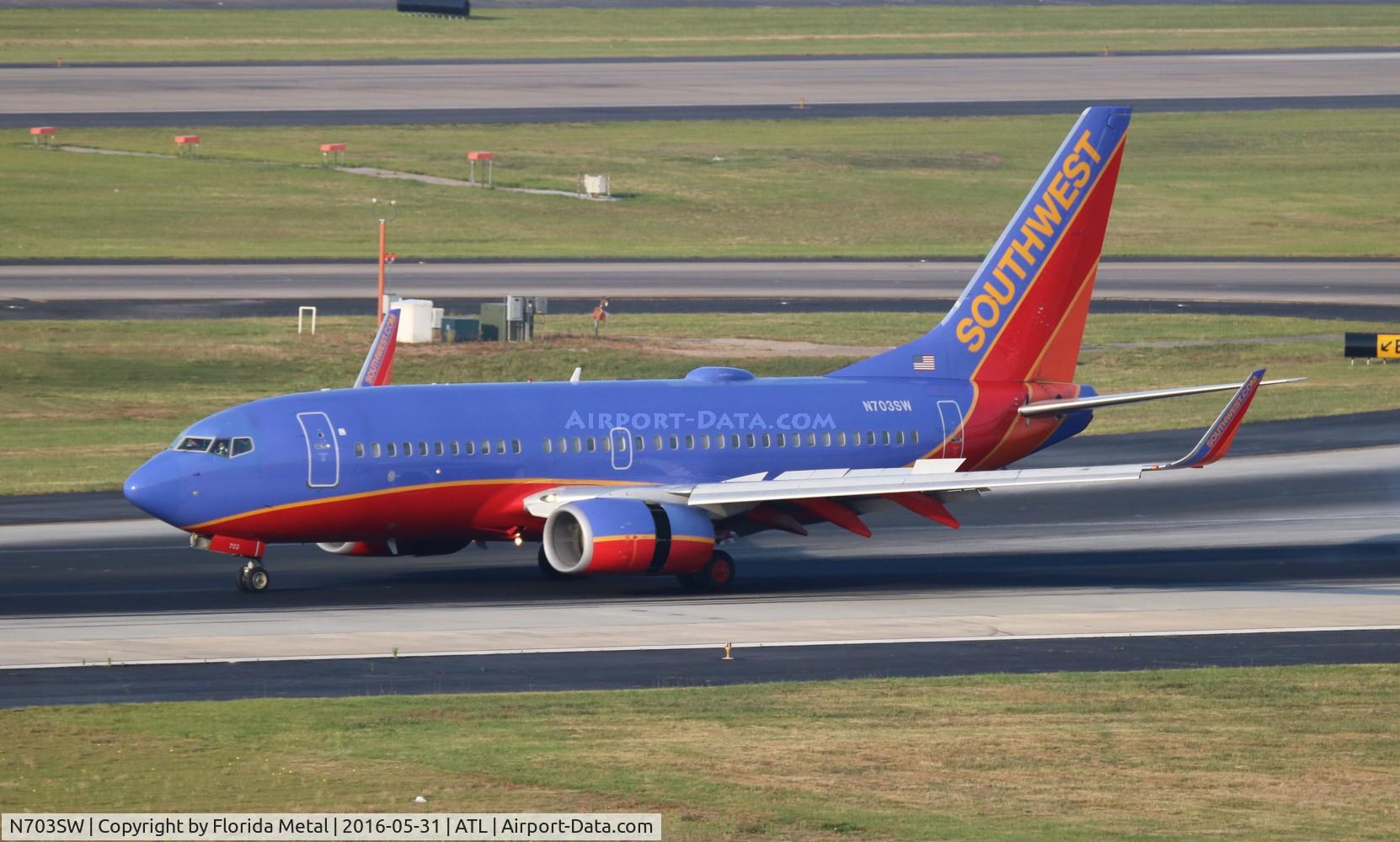 N703SW, 1997 Boeing 737-7H4 C/N 27837, Southwest