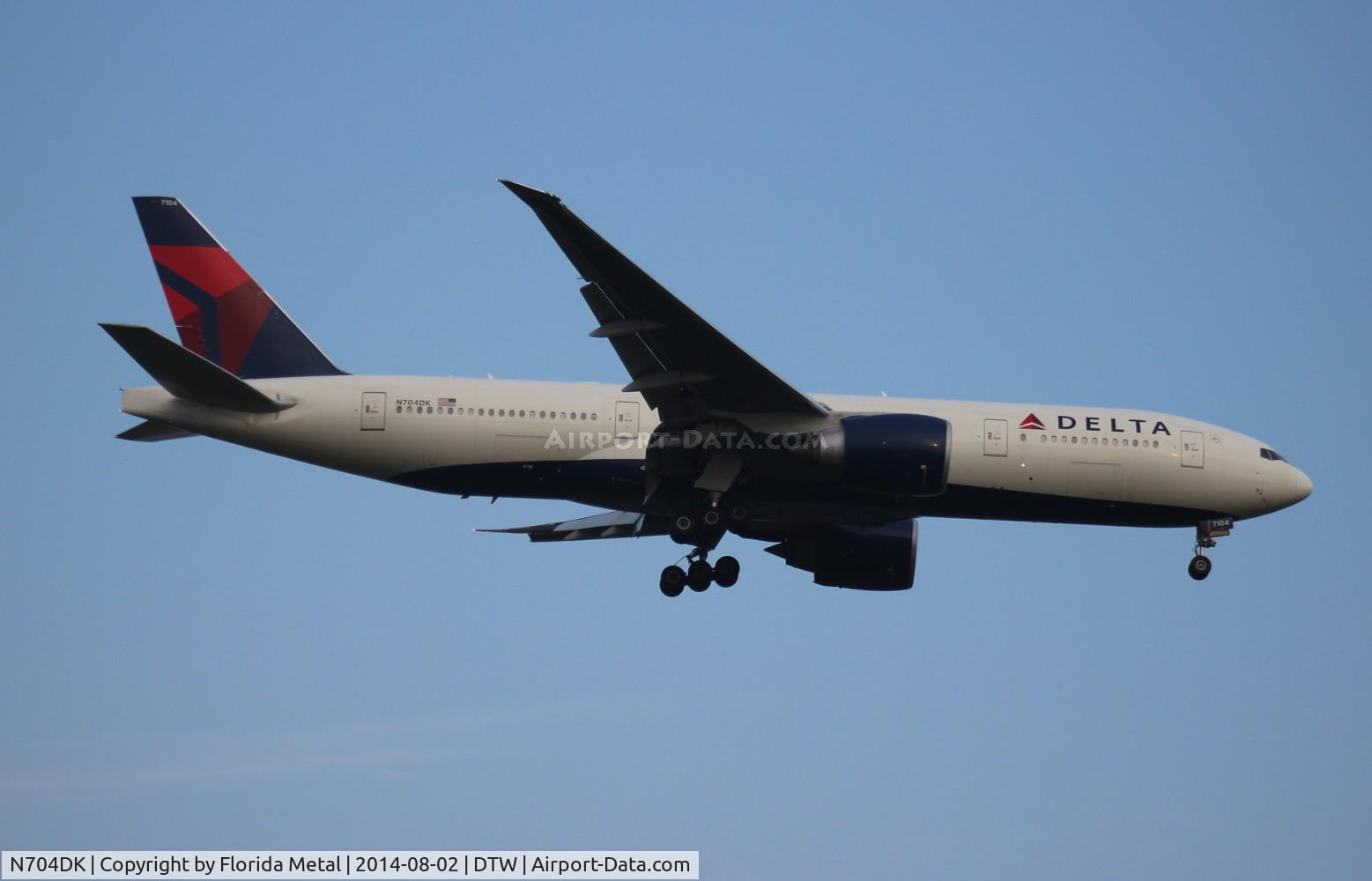 N704DK, 2009 Boeing 777-232/LR C/N 29739, Delta
