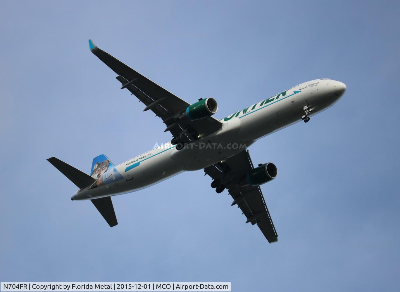 N704FR, 2015 Airbus A321-211 C/N 6845, Virginia The Wolf
