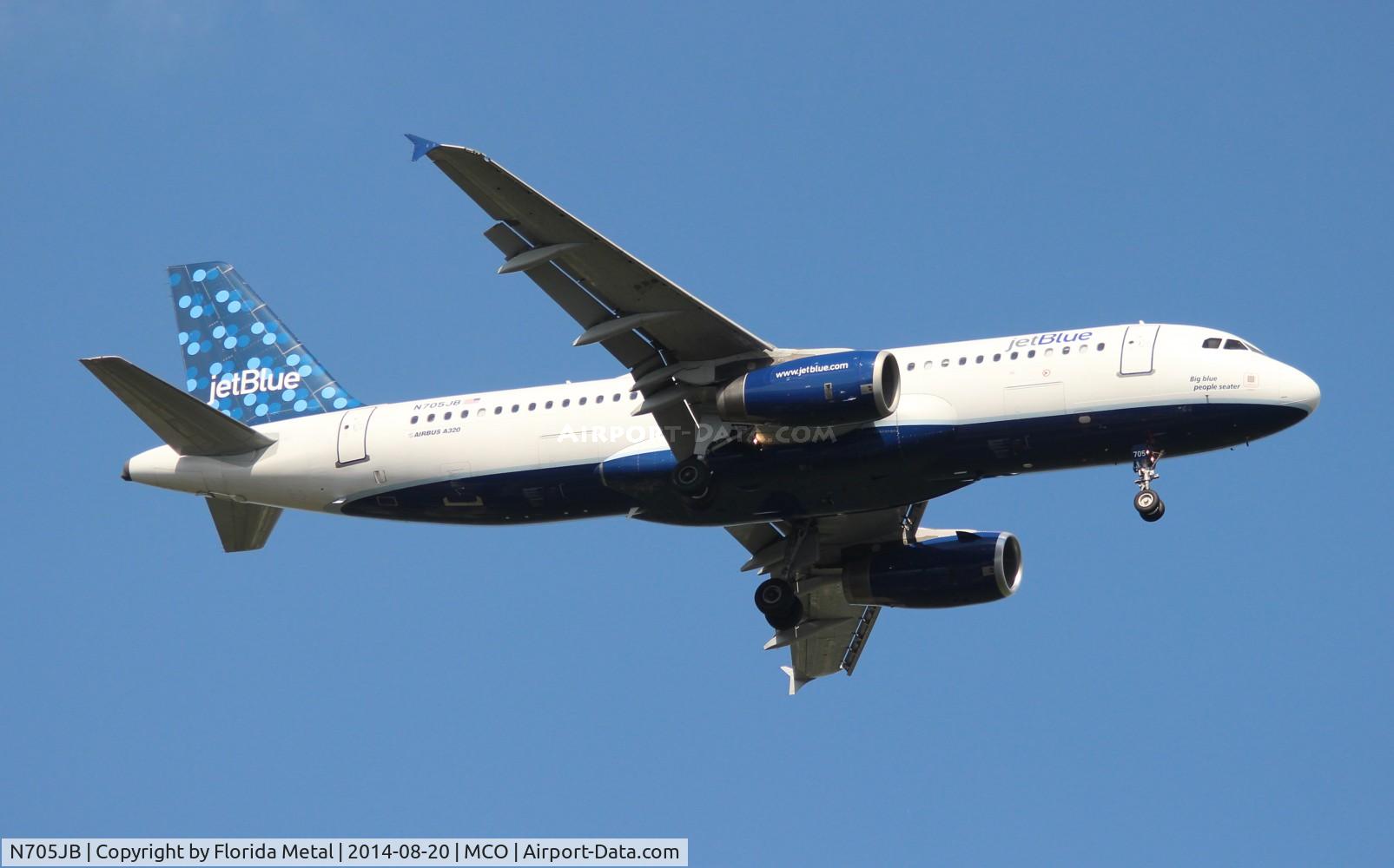 N705JB, 2008 Airbus A320-232 C/N 3416, Jet Blue