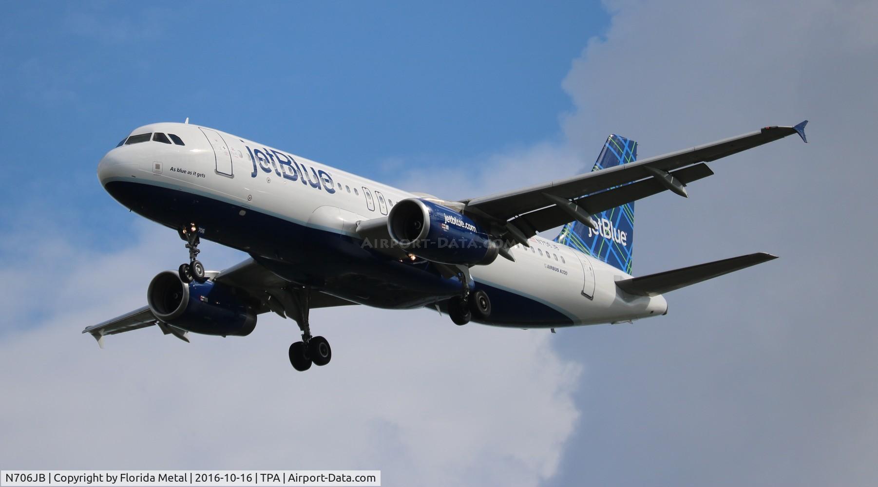 N706JB, 2008 Airbus A320-232 C/N 3451, Jet Blue