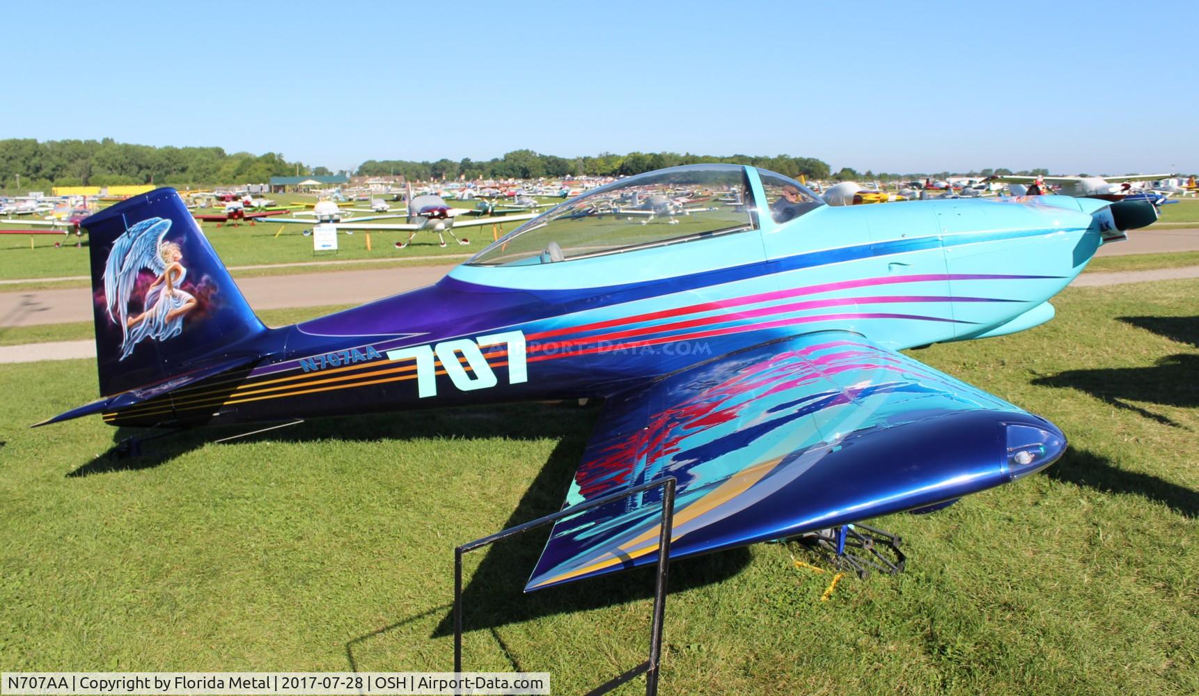 N707AA, 2012 Vans RV-8 C/N 80481, Vans RV-8