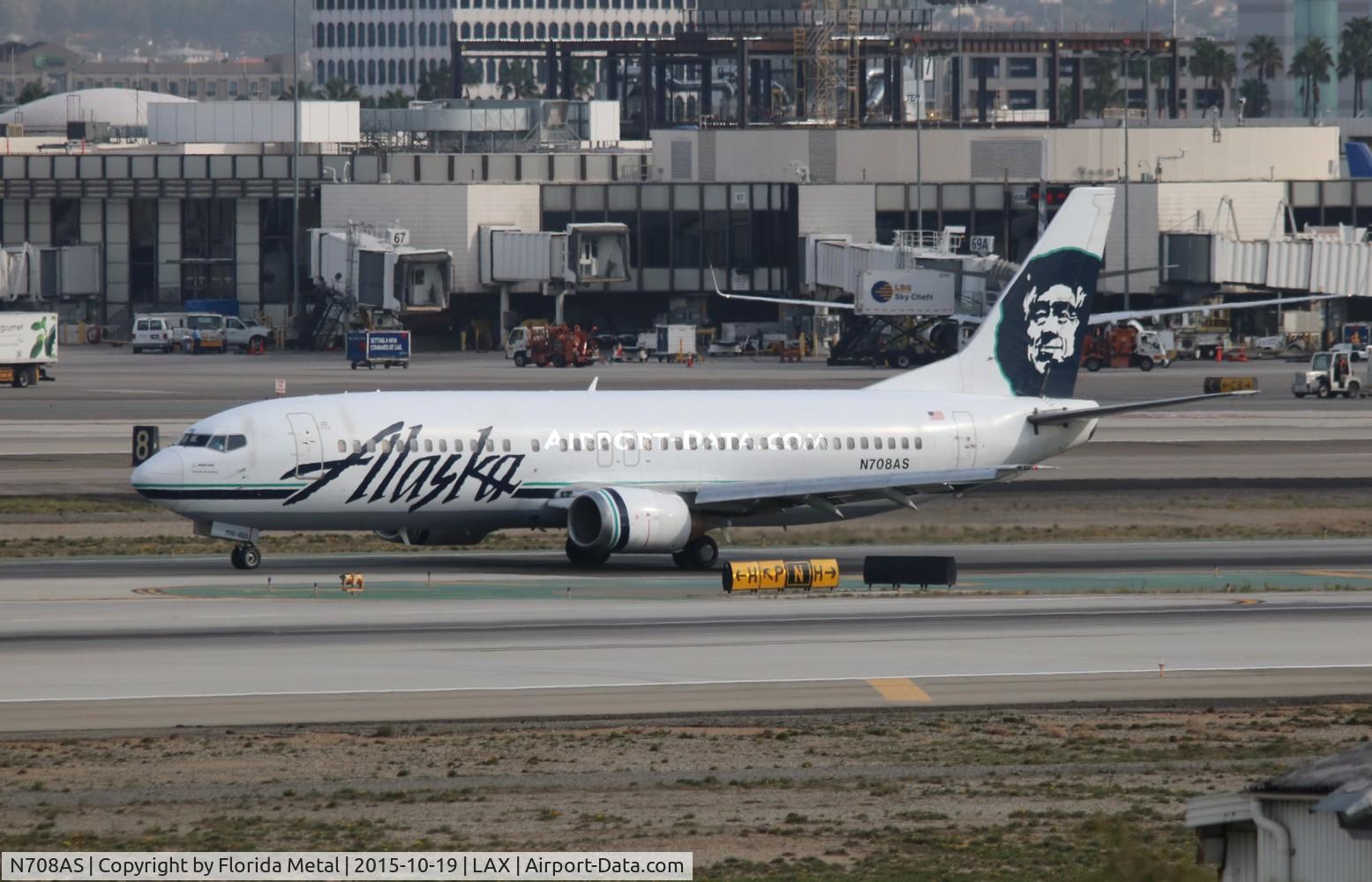 N708AS, 1999 Boeing 737-490 C/N 28895, Alaska