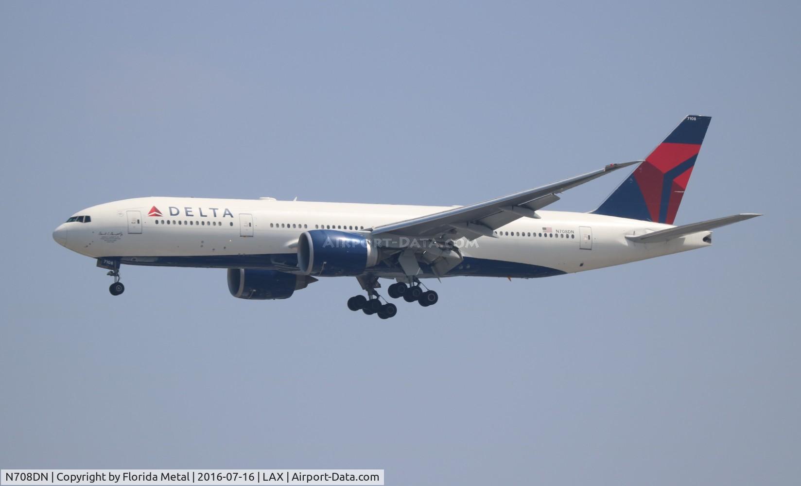 N708DN, 2009 Boeing 777-232/LR C/N 39254, Delta