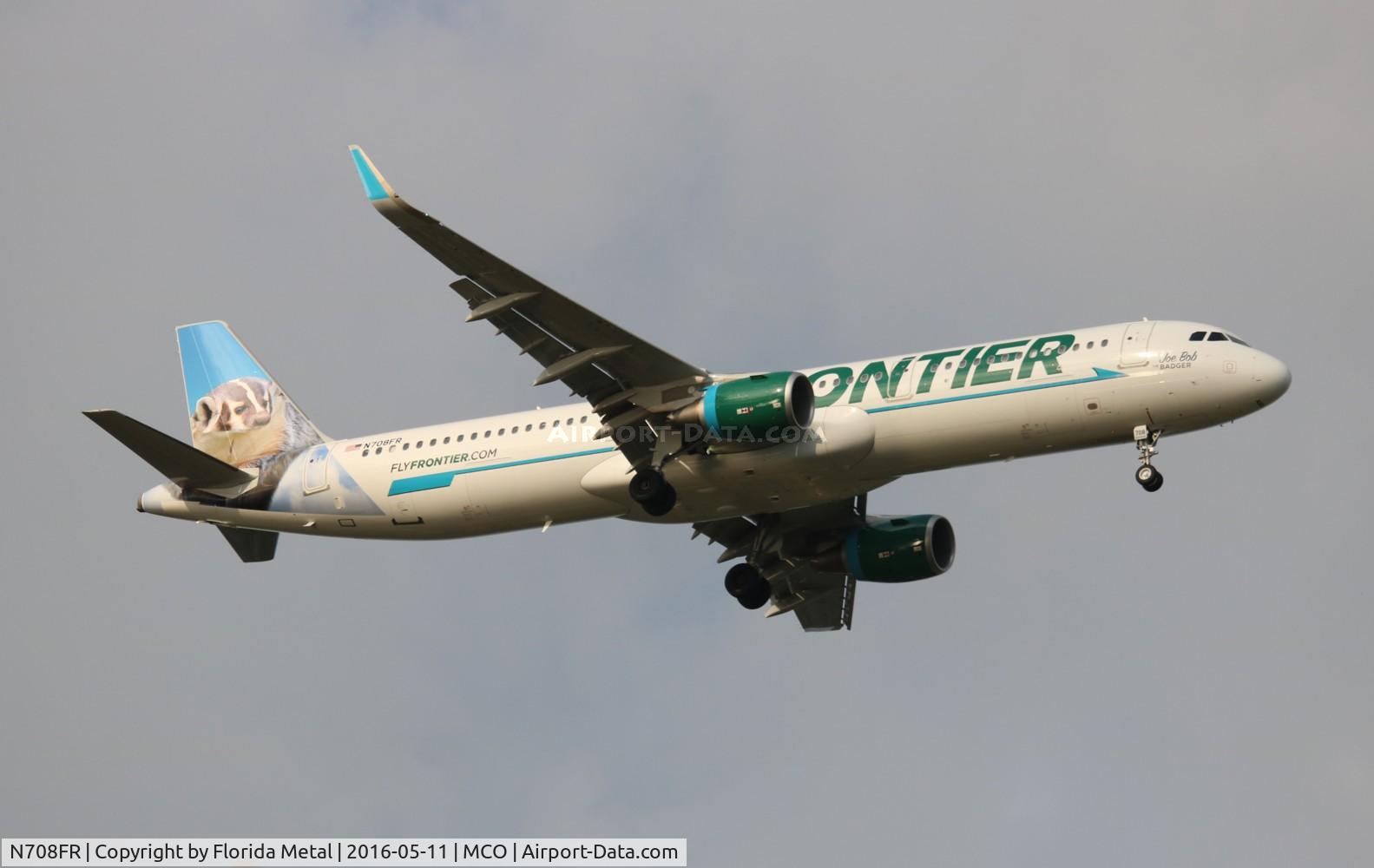 N708FR, 2016 Airbus A321-211 C/N 7042, Joe Bob The Badger