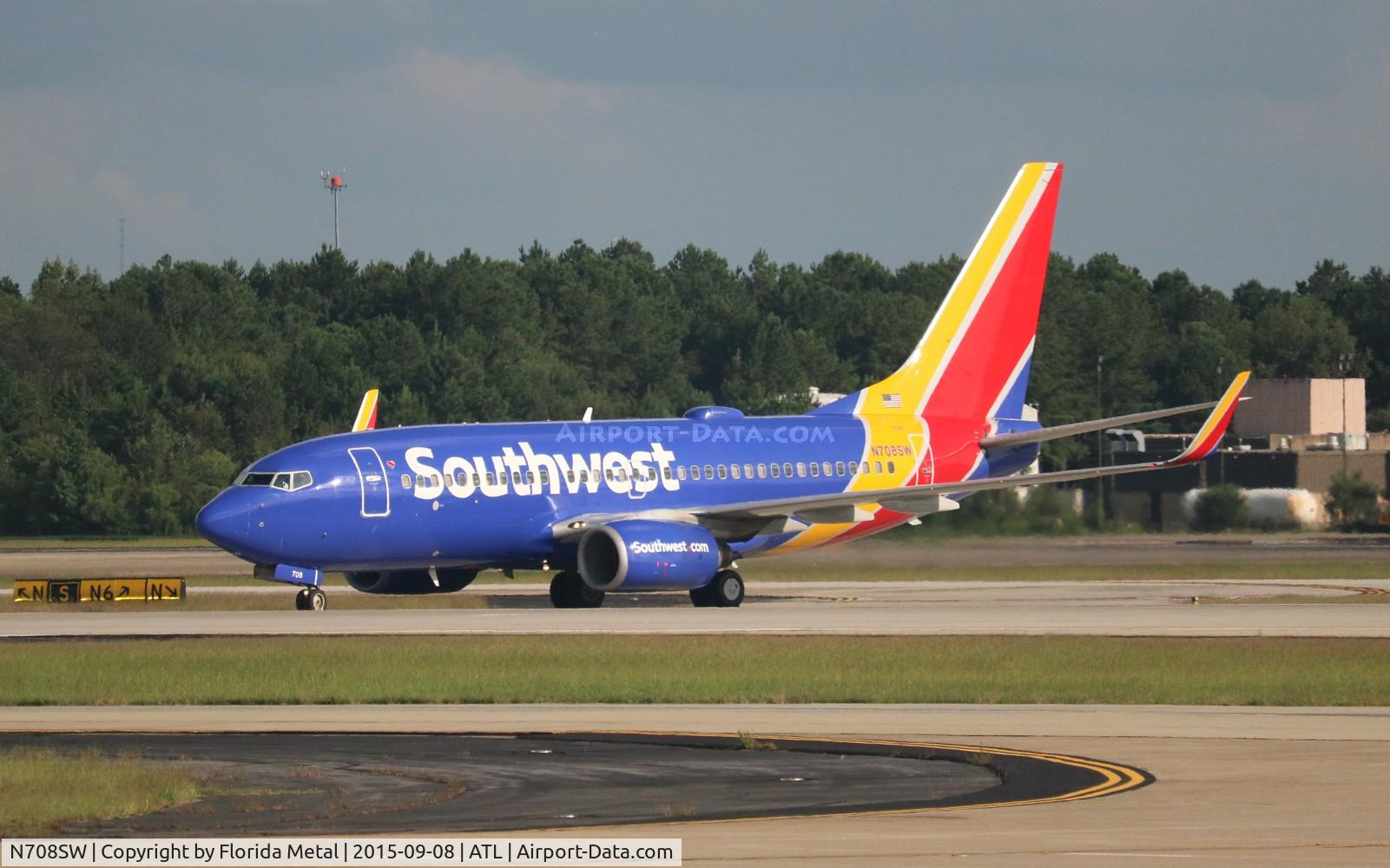 N708SW, 1998 Boeing 737-7H4 C/N 27842, Southwest