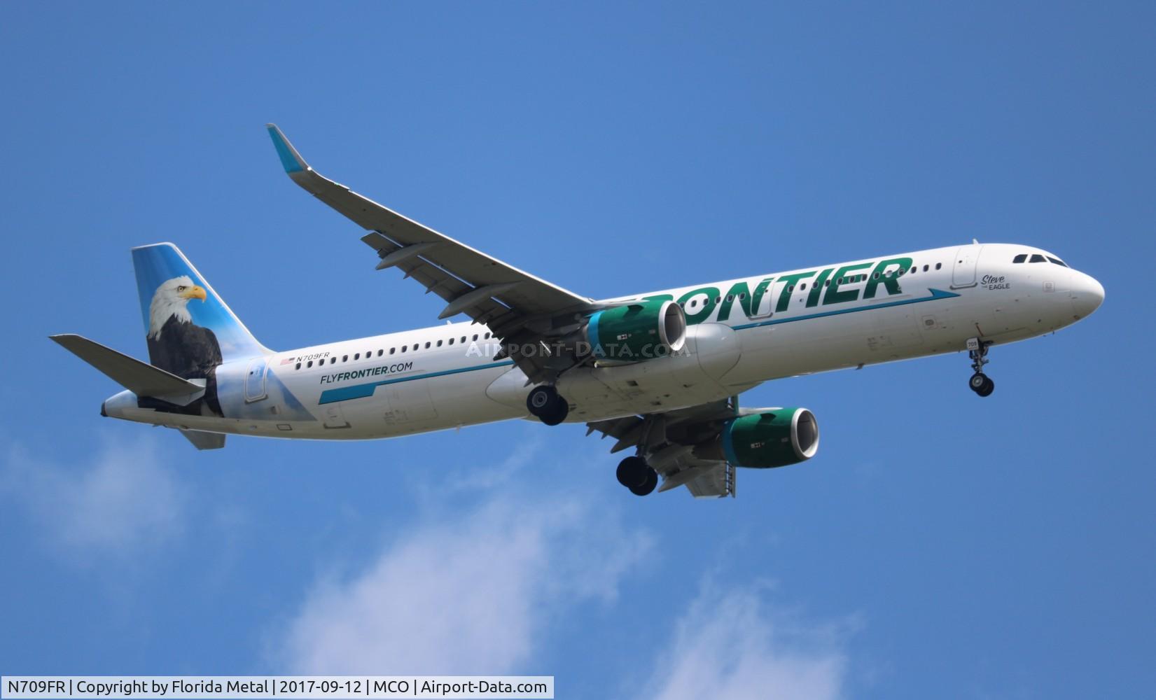 N709FR, 2016 Airbus A321-211 C/N 7097, Steve The Eagle