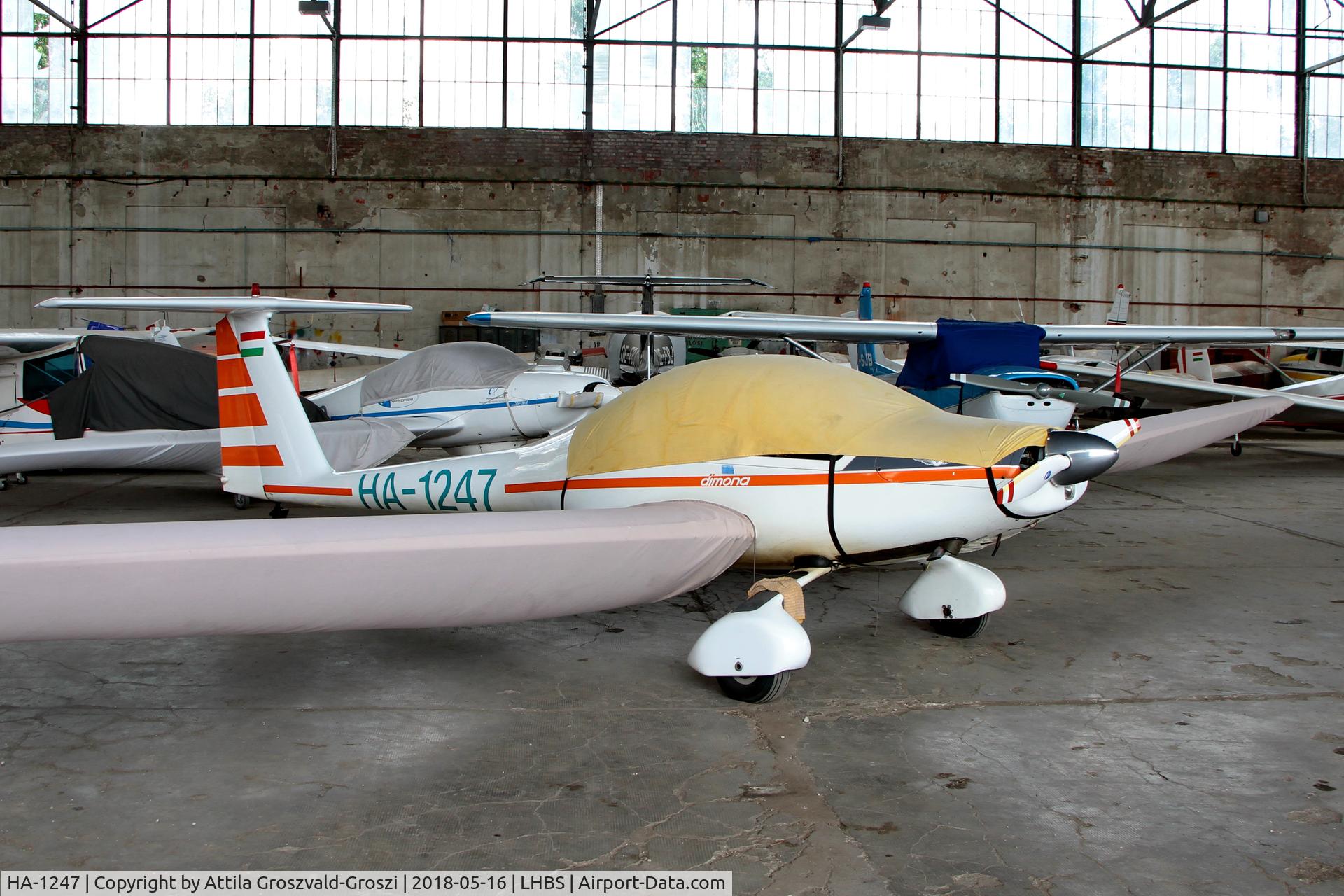 HA-1247, 1984 Hoffmann H-36 Dimona C/N 3631, LHBS Budaörs Airport, Hungary