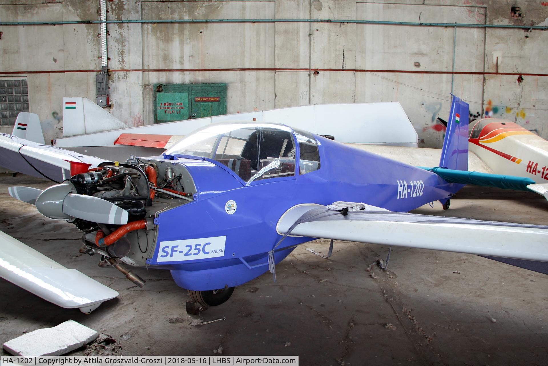 HA-1202, 2000 Scheibe SF-25C Falke C/N 4434, LHBS Budaörs Airport, Hungary