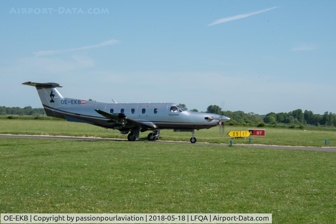 OE-EKB, 2017 Pilatus PC 12/47E C/N 1742, just taxiing