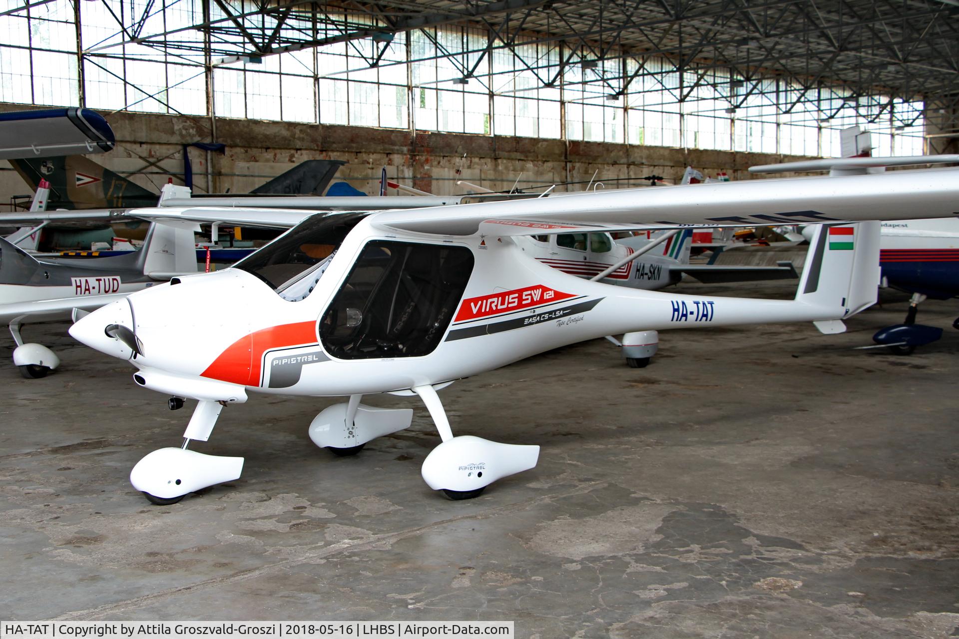 HA-TAT, 2017 Pipistrel Virus SW 121 C/N VSW 1210020, LHBS Budaörs Airport, Hungary