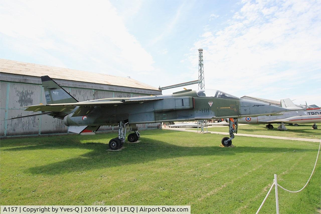 A157, Sepecat Jaguar A C/N A157, Sepecat Jaguar A, Musée Européen de l'Aviation de Chasse, Montélimar-Ancône airfield (LFLQ)