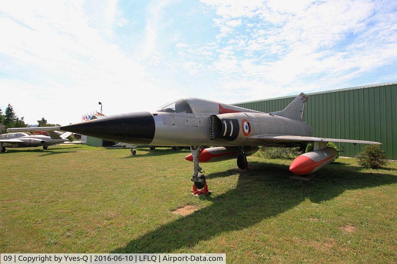 09, 1959 Dassault Mirage IIIA C/N 09, Dassault Mirage III A, Musée Européen de l'Aviation de Chasse, Montélimar-Ancône airfield (LFLQ)