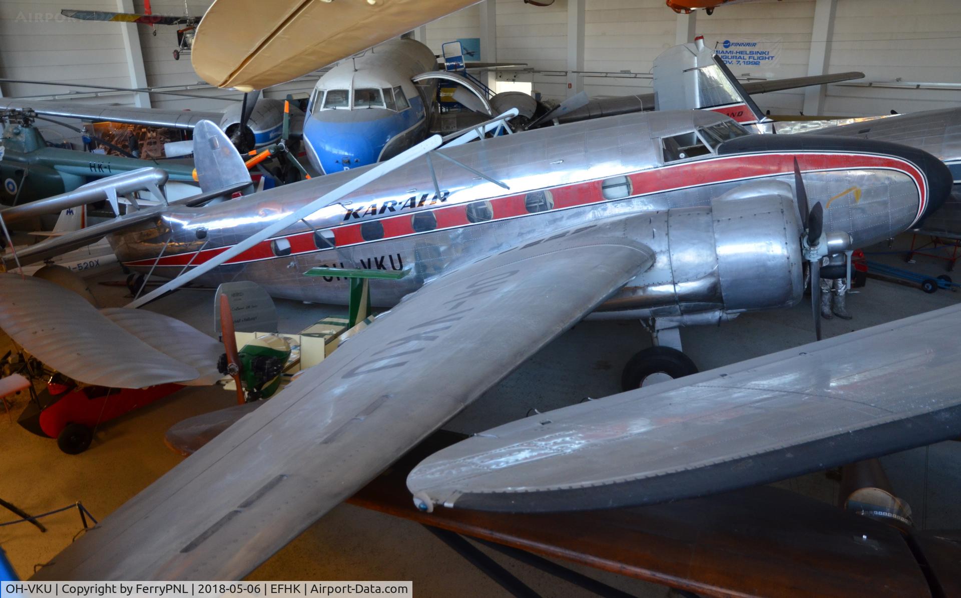OH-VKU, 1940 Lockheed 18-56 Lodestar C/N 2006, Lockheed Lodestar in Kar-Air c/s