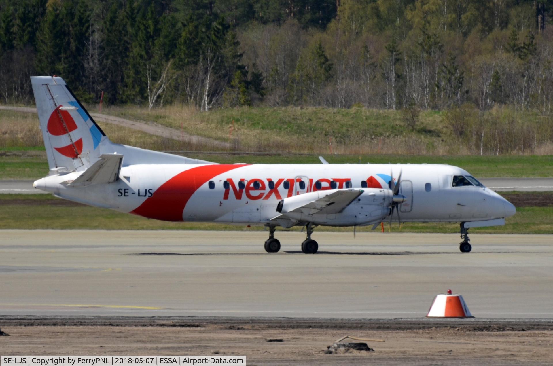 SE-LJS, 1990 Saab 340B C/N 340B-215, Just in time: Nextjet seased operations 16. May 2018