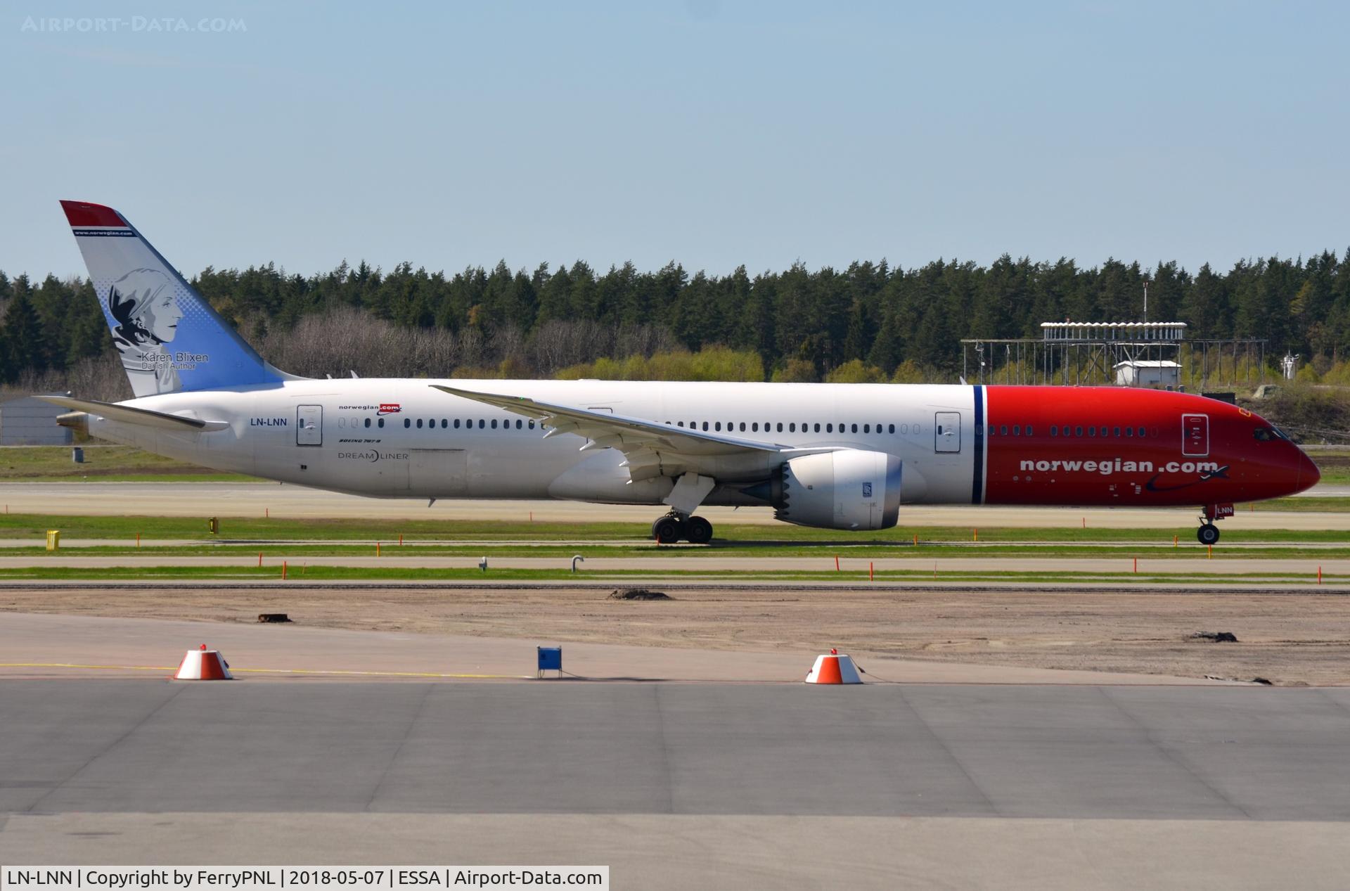 LN-LNN, 2017 Boeing 787-9 Dreamliner C/N 38891, Norwegian B789 for departure from ARN