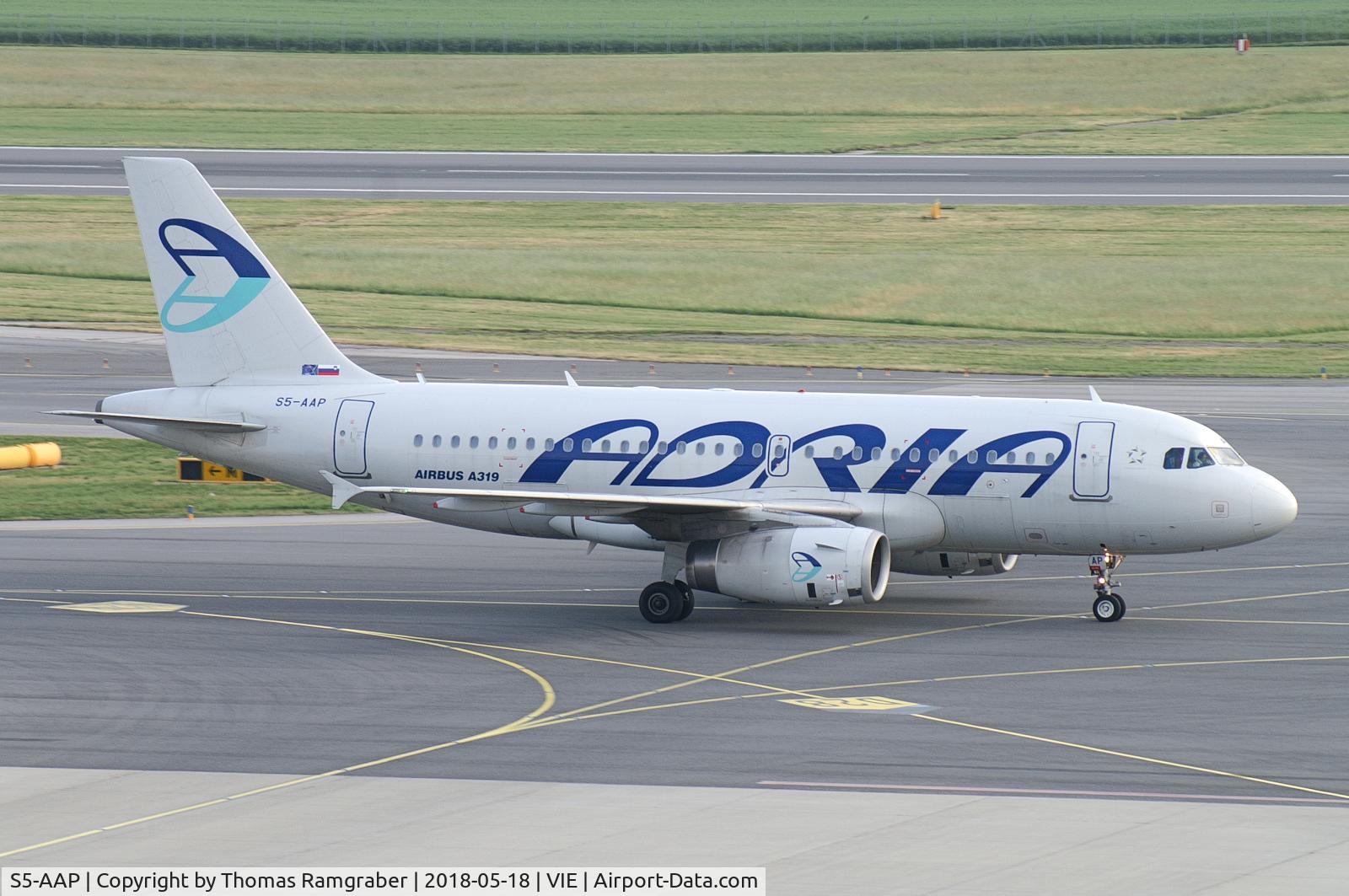 S5-AAP, 2010 Airbus A319-132 C/N 4282, Adria Airways Airbus A319