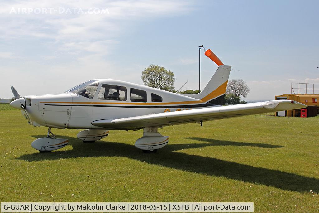 G-GUAR, 1978 Piper PA-28-161 Warrior II C/N 28-7816576, Piper PA-28-161 Warrior II at Fishburn Airfield, UK. May 15th 2018.