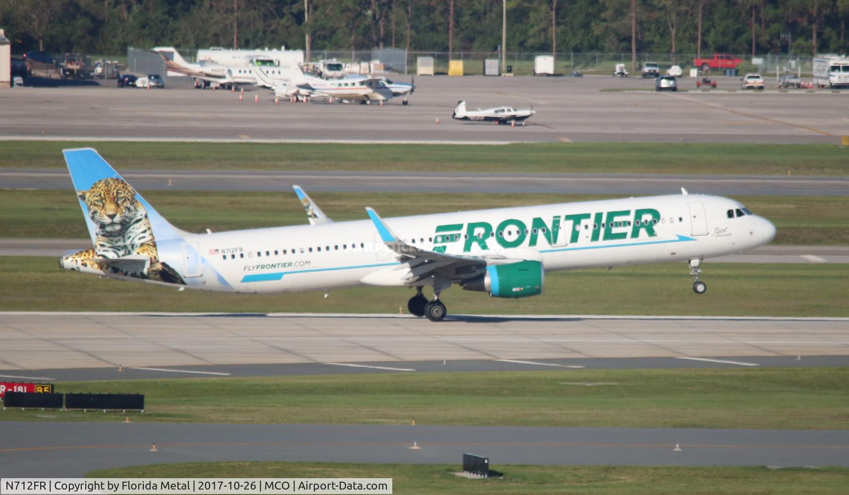 N712FR, 2016 Airbus A321-211 C/N 7204, Spot The Jaguar