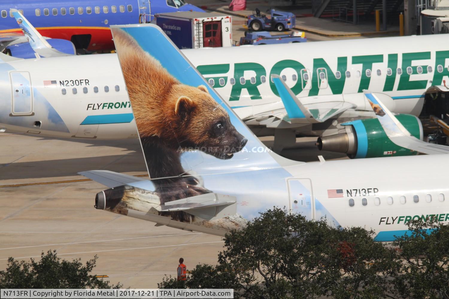 N713FR, 2016 Airbus A321-211 C/N 7286, Mitch the Wolverine