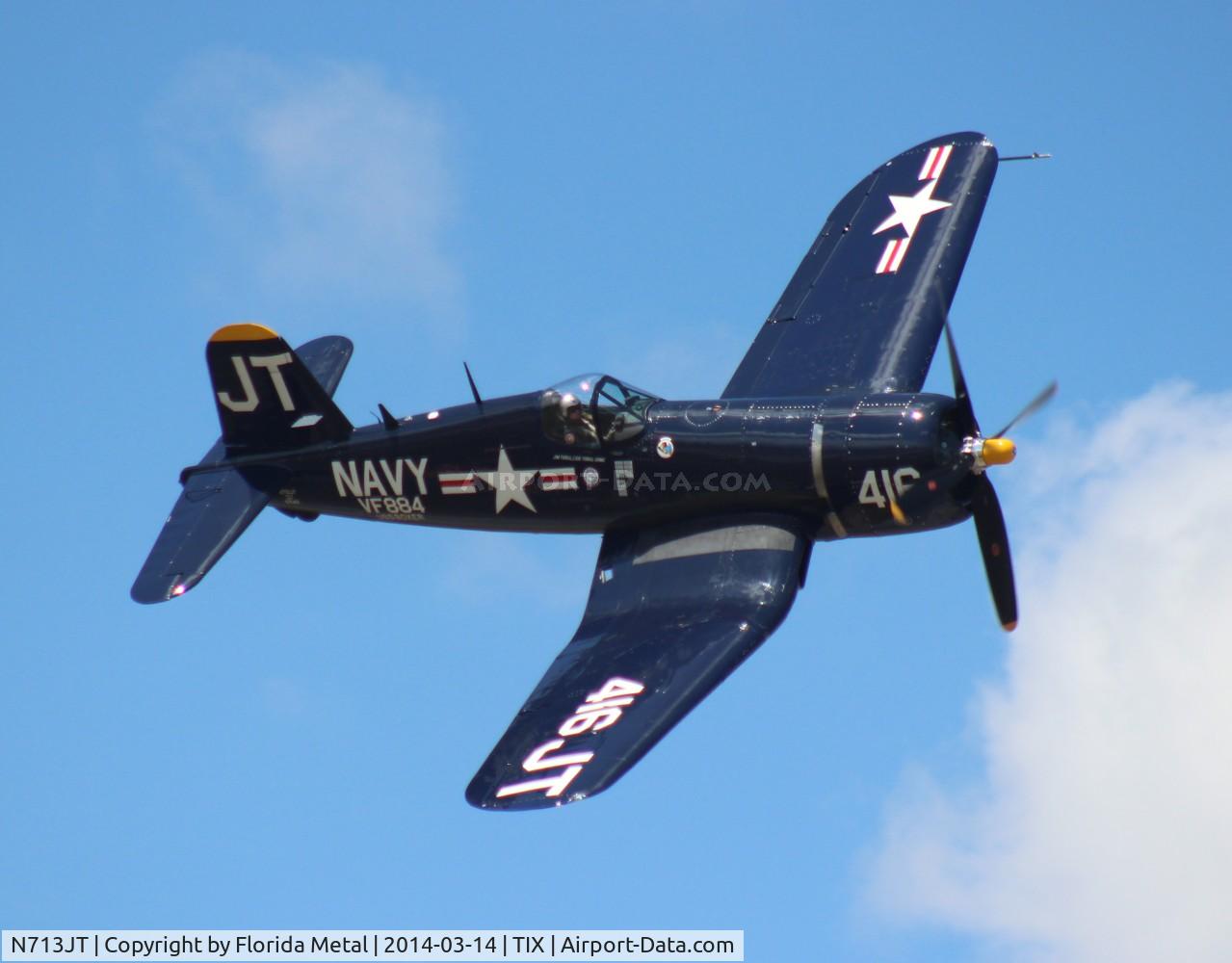 N713JT, 1945 Vought F4U-4B Corsair C/N 97143, F4U Corsair