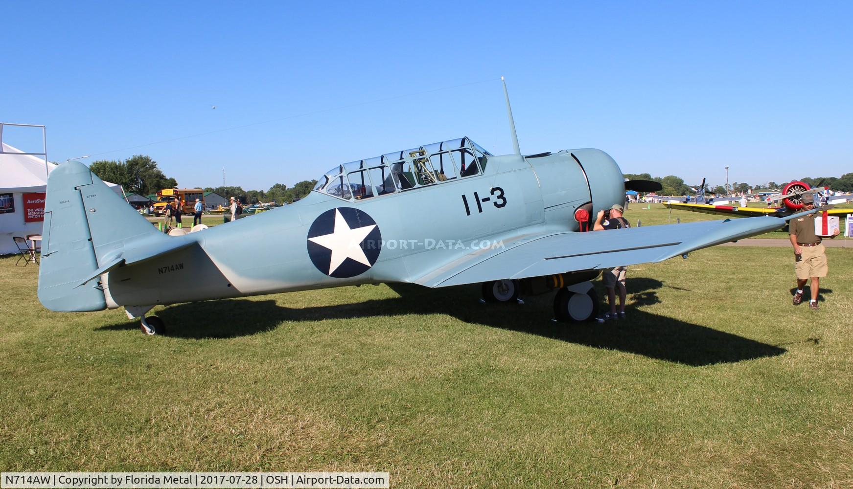 N714AW, 1943 North American SNJ-4 Texan C/N 88-12270, SNJ-4